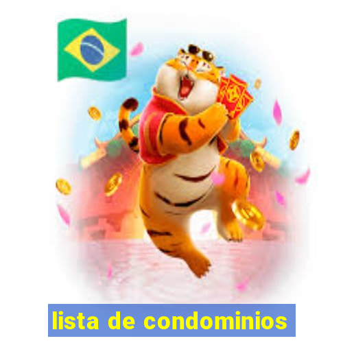 lista de condominios